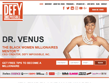 Tablet Screenshot of defyimpossible.com